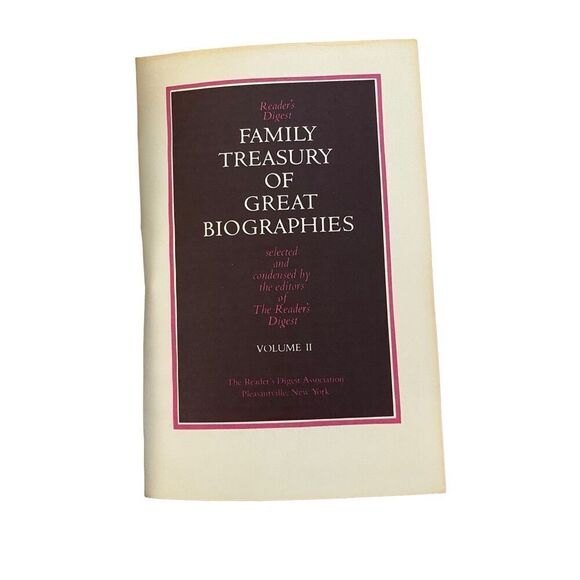 Readers Digest Family Treasury Of Great Biographies 1st Edition Hardcover Book - Picture 7 of 10